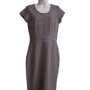 DownEast Blue and White Striped Dress